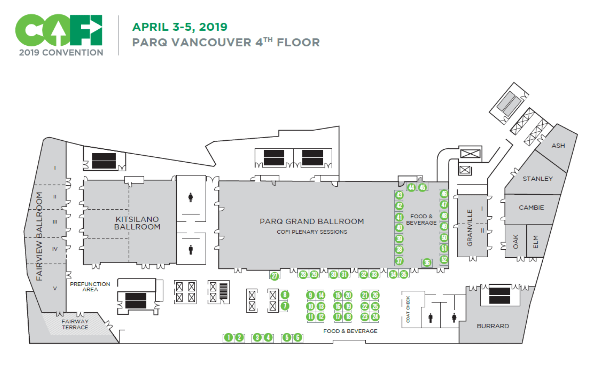 Exhibitor floorplan